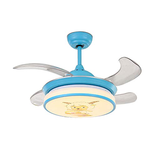 Baycheer Hl476449 Invisible Ceiling Fan Light For Kids Cartoon