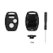 UTSAUTO Key Fob Remote Shell Case & Pad Cover (Only Casing) fits for Honda 2010-2011 Accord Crosstour / 2006-2011 Civic / 2007-2013 CR-V / 2011-2015 CR-Z / 2009-2013 Fit / 2011-2014 Odyssey 1PC Pack