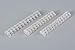 Terminal Strips, PUSU 12 Position Terminal Barrier Strip for 10mm2 Wire Gauge, 380V 10Amp Barrier Strip (Pack of 10)