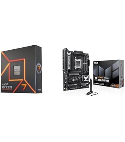 Amazon.com: AMD Ryzen 9 9900X + TUF Gaming X870-PLUS WiFi