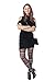Frenchic Fishnet Lace Stocking Tights Extended Sizes (Pack of 6) (M/L), Black