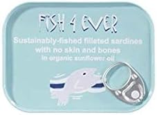 (8 PACK) - Fish 4 Ever Whole Sardines In Organic Sunflower Oil| 120 g |8 PACK - SUPER SAVER - SAVE MONEY