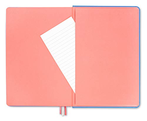 Kate Spade New York Take Note XL Vegan Leather Notebook, Blue Bound Journal Includes 168 Pages, Take Care - Image 3