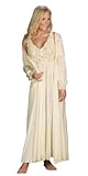 Shadowline Silhouette Gown and Peignoir Set (51737), Ivory, 2X