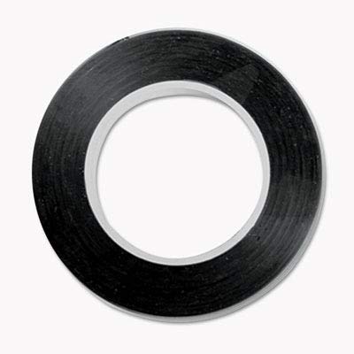 COSCO Art Tape, Black Gloss, 1/8quot; x 324quot;