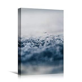 signwin Canvas Wall Art Wind Wave Beach Beach...