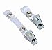 DE Metal Badge Clips with PVC Straps - 100/pack..