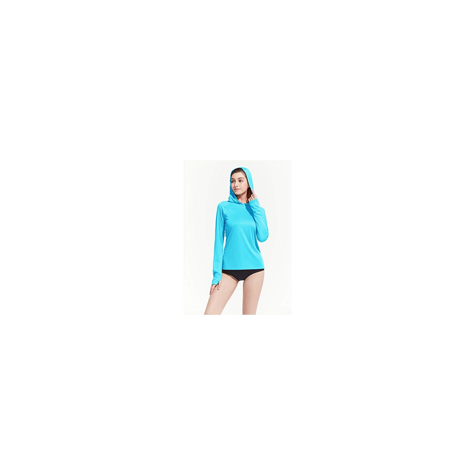 TSLA Women's UPF 50+ Long Sleeve Rash Guard Swim Shirts, UV Protection