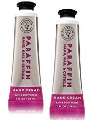 Bath and Body Works 2 Pack Paraffin Hand, Nail & Cuticle Hand Cream 1 Oz.