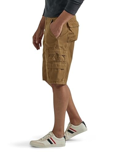Wrangler Authentics Men's Premium Cargo Short (Bennard), Acorn Twill, 34