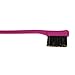Semoic Double Sided Edge Control Hair Brush Comb Combo Pack 2 Pieces Pink and Black