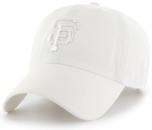 47 MLB Mütze mit verstellbarem Riemen, Einheitsgröße, Weiß/Weiß, San Francisco Giants Weiß/Weiß, Einheitsgre