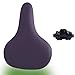 Vicole Outdoor Comfort Wide Big Bum Bicycle Saddle, Bike Bicycle Gel Cruiser Extra Sporty Soft Pad Saddle Seatthumb 4