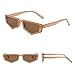 Meidexian888 Irregular Shape Sunglasses, Summer Men Women Fashion Retro Eyewear (C)thumb 2