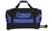 Travelers Club Adventure Multi-Pocket Rolling Sports Duffel Bag, Blue, 20 Inch 46.2L