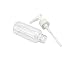 3PCS Refillable Clear Empty Pump Bottle Cream Makeup Travel Cosmetic Container With White Head for Lotion Bath Shower Dispenser (50ML)