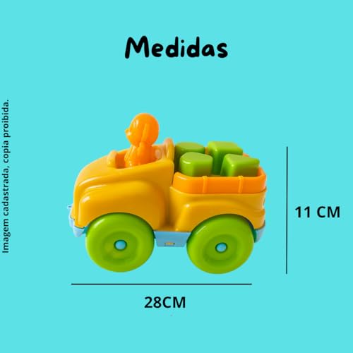 Brinquedo Educativo Carrinho Baby Com Encaixes My First Car Interativo Colorido Didatico Brinquedos Para Meninos 1 ano de Idade