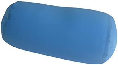 Microbead Bolster Pillow - Sky Blue * No Removable Cover * Squishy Soft * Hypoallergenic and Dust Mite Resistant
