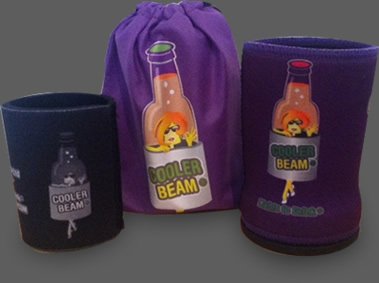 The LED Flashlight Beverage Can Bottle Cooler Torch Light (Purple) Female Designed Flashlight, Water Bottle Accessory – Great for Your Gift Baskets.