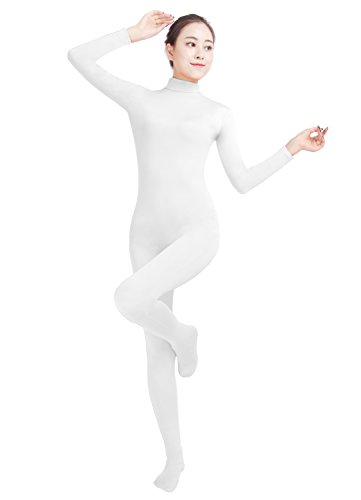 white spandex bodysuit