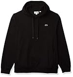 Lacoste mens Pullover Hooded Fleece