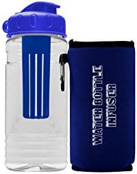 Premium Fruit Infuser Water Bottle - Great Gifts - Multiple Colors - BPA Free - Insulated Infusion - Includes Koozie - Leak Proof - USA Made