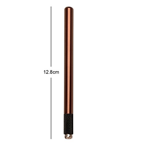 VideoPUP(TM) New Alloy Permanent Eyebrow Tattoo Pencil, Manual Handheld Tattooing Pen with 4 Pieces 12pins Blade Needle