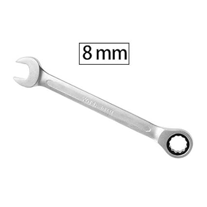 Coromose Reversible Ratchet Wrench Ratchet Wrench Ratcheting Socket Spanner Nut Tool Car Motorcycle Repair Tools Ratchet Wrench Spanners 6mm-16mm 8mm