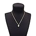 Zealmer Womens 16K Gold Plated Shamrock Necklace