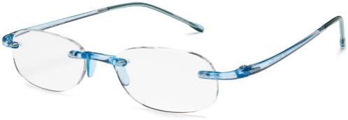 Scojo Gels Readers Reading Glasses (Aqua, +1.50 Magnification Power)