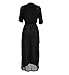 Dreamsoar Womens Long Sleeve Fashion Chiffon Lightweight Maxi Sheer Duster Cardigans