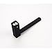Marmolux Acc Burghead Series 20833-BL Bath Toilet Paper Holder Stainless Steel, Black
