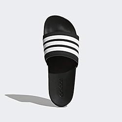 adidas Men's Adilette Comfort Slides, Black/Core