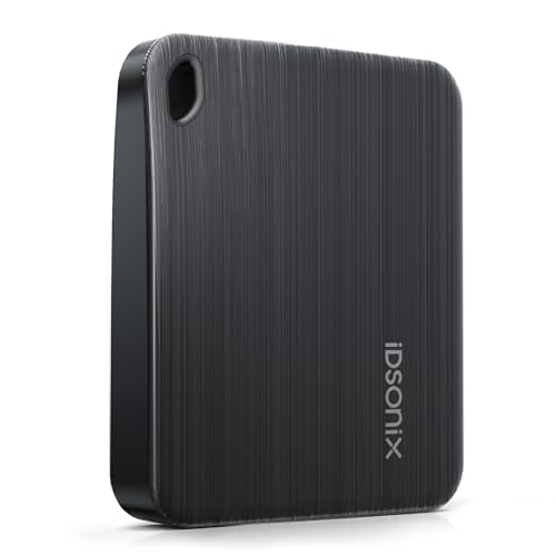 iDsonix 1TB External SSD - USB 3.2 Gen 1 Read Speed up to 466MB/s Portable Solid State Drive for Backup Videos and Photos, Compatible with Mac, PC, Tablet, iPhone 15 - i5PLUS