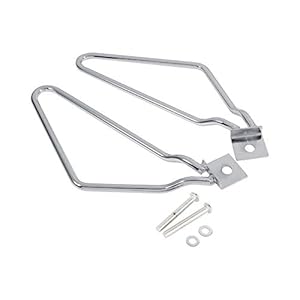 EVGATSAUTO Zadeltas Beugel Ondersteuning, 1 paar Motorfiets Zadeltassen Mount Beugels Ondersteuning Fit voor XL883/1200…