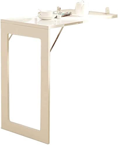 壁テーブル 壁掛けフローティングテーブル 折りたたみ式キッチンテーブル 書斎用の省スペースハンギング シンプルなアイデアの壁掛けテーブルシンプルなアイデアラップトップスタンドデスク多機能テレスコピック家具オフィスレストラン 2色 白 74x45c Lop2 Gcamedia Com