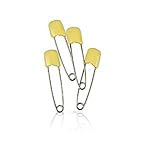 Cloth Diaper Pins Stainless Steel Traditional Safety Pin (Yellow)