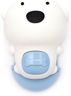 Cute Dog Door Stopper and Baby Finger Pinch Guard, Easy to install, Conveniently Prevent Baby Finger Pinch Injuries, Stop Door From Slamming, and Child &amp; Pets from Getting Locked in Room (Blue)