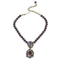 Heidi Daus Swarovski Crystal Beaded Drop Necklace ~ Simply Stunning