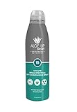 Aloe Up Sun & Skin Care Products SPF 15 Continuous Sunscreen Spray, 6-Ounce, Metallic/Green