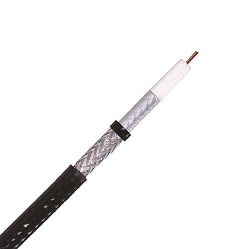 COAX 18AWG DUAL SHIELD SATELLITE TV COAXIAL CABLE 1000 FT BLACK RG6 - Thumbnail 2