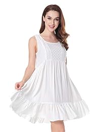 N NORA TWIPS Camisetas de dormir victorianas para dama