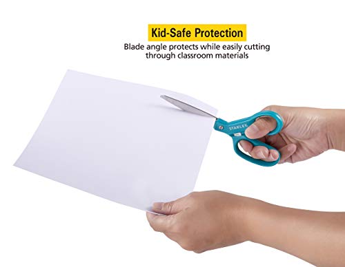 Stanley 7-Inch Student Scissor, Teal (SCI7ST-TEAL) - Thumbnail 5