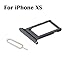 oGoDeal SIM Card Tray Slot Holder Adapter for iPhone Xs with Sim Eject Pin, Waterproof Seal Space Gray
