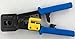 RJ45 Professional Heavy Duty Crimp Tool Ethernet Connector Crimper Cutter HD Crimping Wire Cable Stripper Stripping Blades for EZ End Pass Through RJ-45 RJ12 RJ11 Legacy Connectors