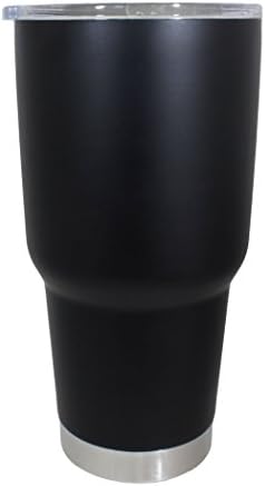 Craft Connections Co. 30 Oz Vacuum Insulated Stainless BOSS Tumbler with Lid (Matte Black - 30 Oz only)