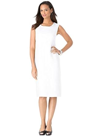 White sheath dresses at jessica london clothing crossed the