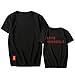 Qaedtls Kpop BTS World Tour Love Yourself Same Shirt Jungkook Suga Jimin V T-Shirt