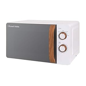 Russell-Hobbs-RHMM713-17-L-700-W-Scandi-Compact-White-Manual-Microwave-with-5-Power-Levels-Wood-Effect-Handle-Dials-Timer-Defrost-Setting-Easy-Clean Russell Hobbs RHMM713 17 L 700 W Scandi Compact White Manual Microwave with 5 Power Levels, Wood Effect Handle & Dials…