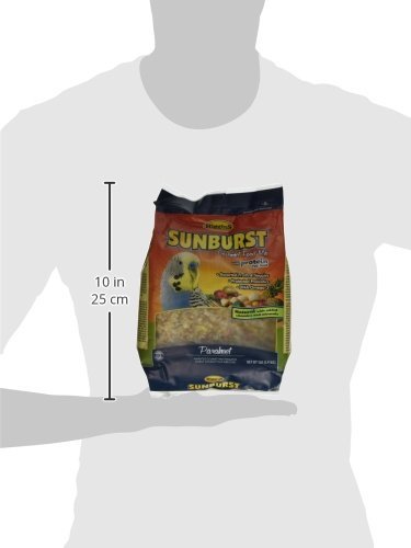 Higgins Sunburst Gourmet Food Mix For Parakeet, Large, 2 Lbs